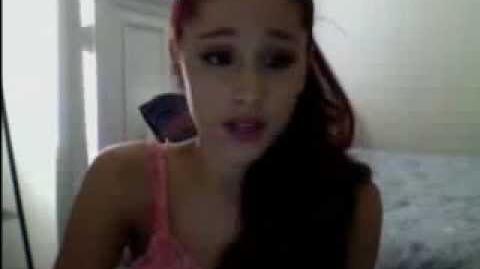 Ariana Grande Livestream 8-10-12 part 1