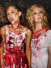 Ariana and Jennette for Halloween