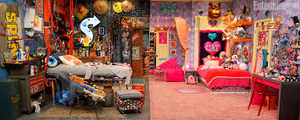 Sam and Cat's bedroom in BabysitterWar