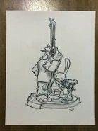 Sam and Max statue 3