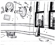 Sam & Max Cartoon Office from scraps 4