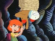 The Geek, setting Sam & Max on 'The Salad Spinner' Drill