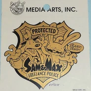 1992 protected by Sam & Max sticker 4
