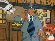 Orginal Cel & Background Steve Purcell FOX #1U581 3