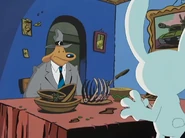 Dining Room 2 (Max in the tank on the painting shown)