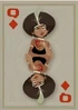 Ms. Bosco as a playing card.