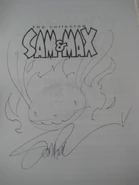 Signature with Max's head 3