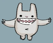 Max as Nauga plushie (2015)