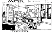 Sam & Max Cartoon Office from scraps 1