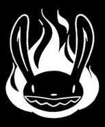 Max's flaming head (Black) PHOTO