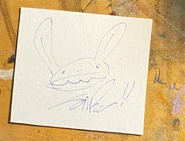 Steve's test on how the floating pen writes