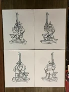 Sam and Max statue (all arts together)