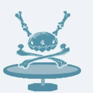 Unlock icon of CrossBones Table