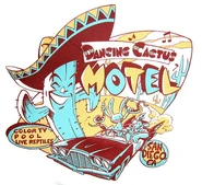 2001 Comic Con T-shirt design (Bright colors from Steve's Funhouse)