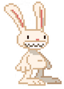 an in game LucasArts sprite of Max