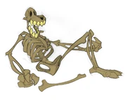 Sameth's skeleton/remains