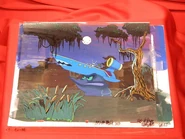 Orginal Cel & Background Steve Purcell FOX #1U730 1