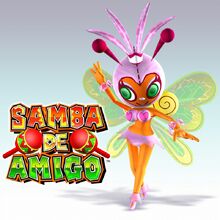 Samba de Amigo Wii Linda Blue Background.jpg
