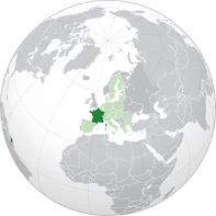 EU-France (orthographic projection)