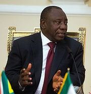 Cyril Ramaphosa in Tehran