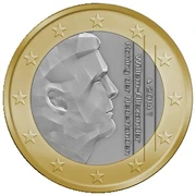 Niederländische 1-€-Münze 2014