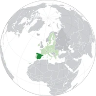 EU-Spain (orthographic projection)