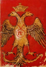 800px-Palaeologoi eagle XV c Byzantine miniature