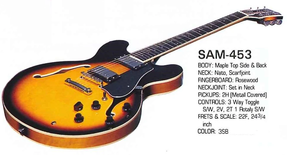 【SAMICK】SAN-451 (改) セミアコ SA | Samick Wikia | Fandom
