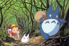 Chū-Totoro (Mediano Totoro) Junto a Chibi- Totoro y Mei