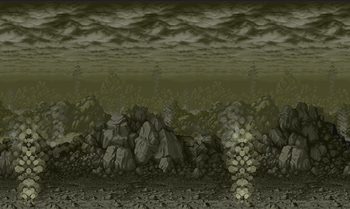 Active Volcano stage, Neo Geo version.