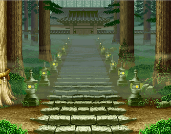 Temple, Samurai Shodown II version.