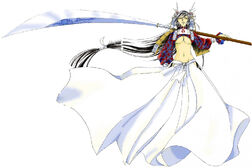 Saisei True Form (wielding a naginata)