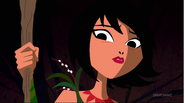 Ashi with flame