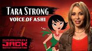 Behind the Scenes with Tara Strong Samurai Jack Battle Through Time Adult Swim Games