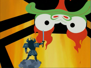 Aku listed The Emperor about the sword