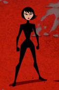 Ashi's self-controlled Corrupted Form in full body.