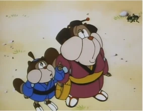 Cat おませ Momma Mutt and Junior | Samurai Pizza Cats Wiki | Fandom