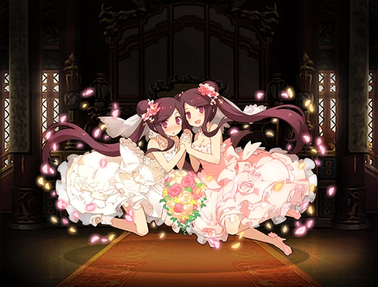 二輪の花 大喬 小喬 三国志puzzle大战维基 Fandom