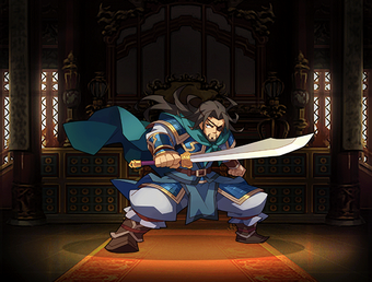 隻眼の将軍　夏侯惇 英)【Foil】隻眼の将軍 夏侯惇 / Xiahou Dun, the One-Eyed【PRM