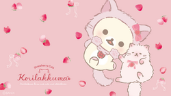 Korilakkuma With Strawberry Cats | San-x Wiki | Fandom