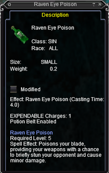 Raven Eye Poison