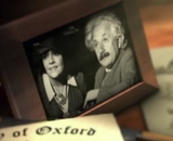 Albert Einstein mit Helen Magnus