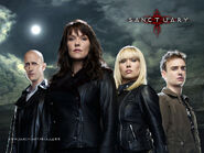 Sanctuary Cast Wallpaper: 1024x768