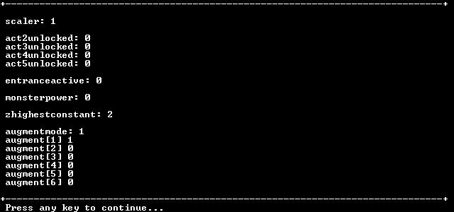 Debug Screen | SanctuaryRPG Wiki | Fandom