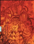 The Three as "Cihuacoatl, La Malinche and The Virgin Mary"