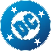DC Comics' current logo since July 26, 2024, an updated version of the 1977-2005 logo