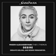 The Sandman Netflix Mason Alexander Park Desire