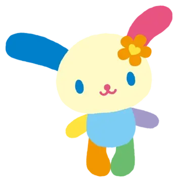 usahanaさま SANRIO CHARACTERS Trading Card W#7 No.16 Usahana BANDAI