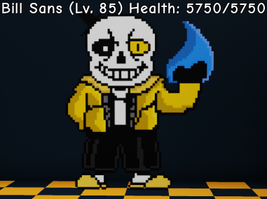 Bill sans, Sans AU battle Wiki