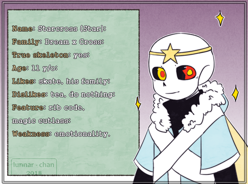 Crescent, Undertale AU Offspring Wiki